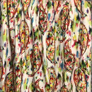 Fabulous Vintage Heavy Pinch Pleated Custom Couture Drapes Curtains Multicolor